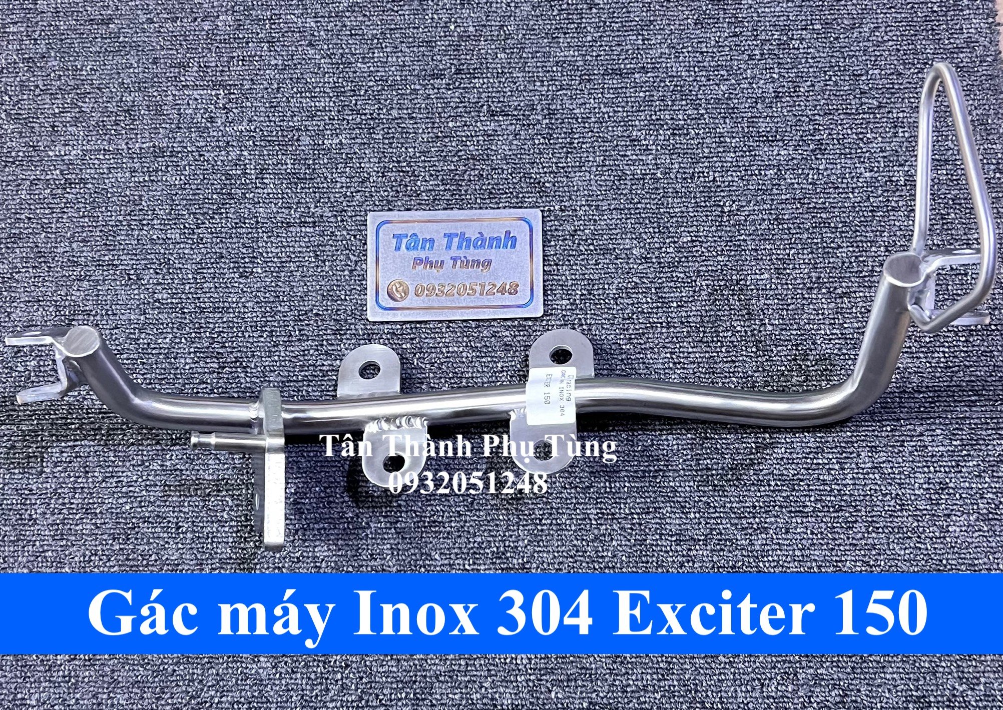 Gác máy inox 304 exciter 150