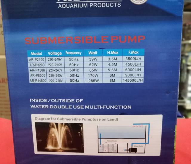 Pompa kolam celup submersible pump ARMADA AR P14500