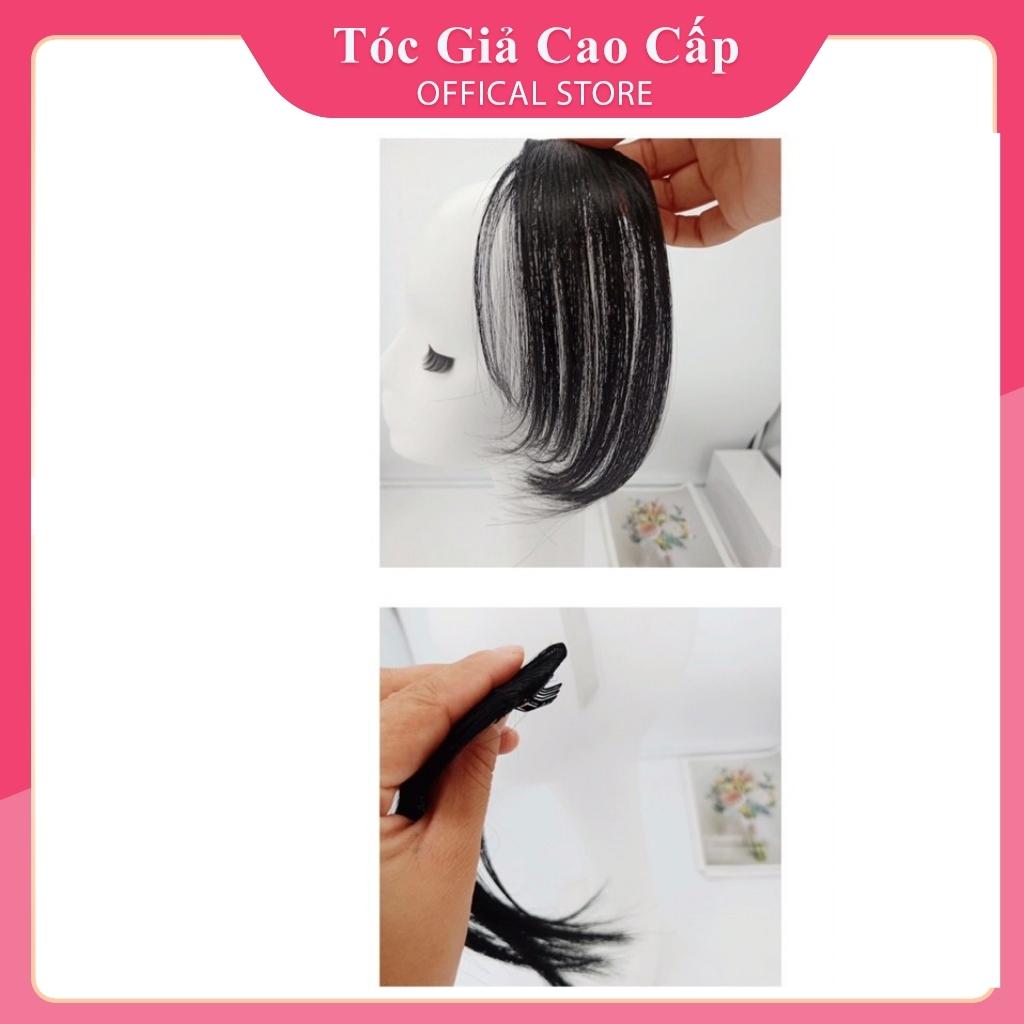 Tóc mái giả, mái dài layer hàn quốc sole- tóc sợi tơ