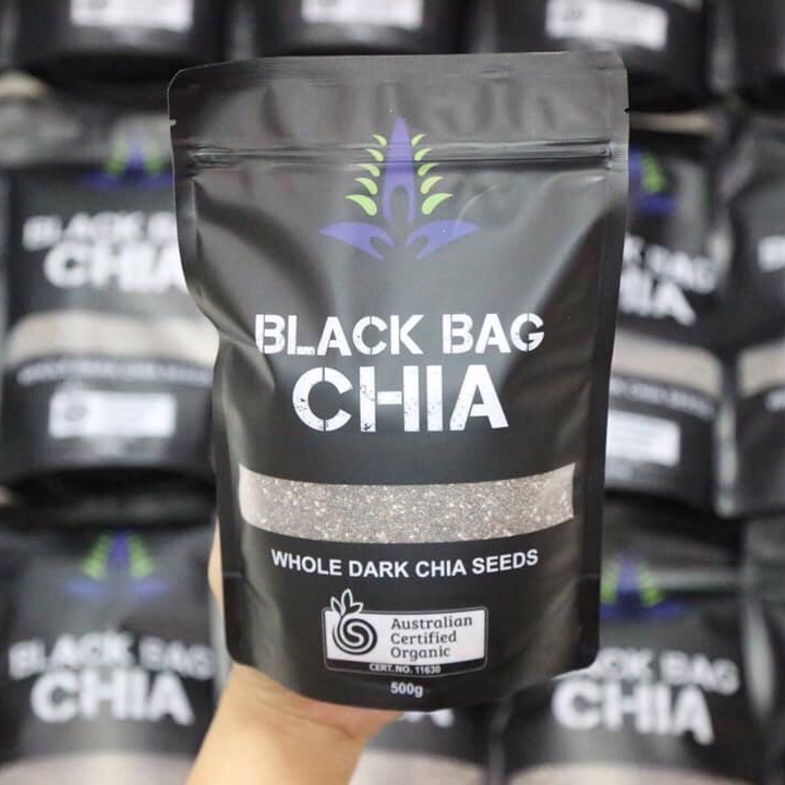 500g hạt chia đen úc hadamart