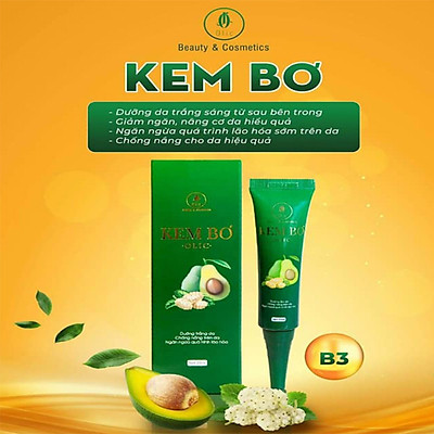 Kem Bơ OLIC Dưỡng Trắng Mịn Da 3in1
