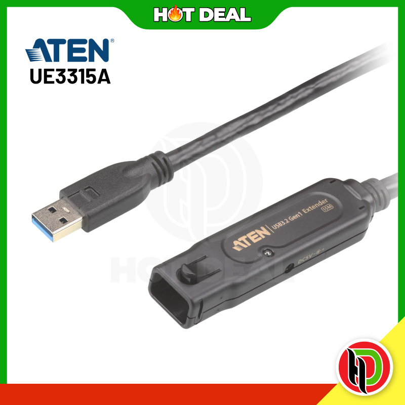 ATEN UE3315A 15m USB 3.2 Gen1 エクステンダーケーブル ATEN UE3315A USB 3.2 Gen 1 Verlängerungskabel 15m - SECOMP