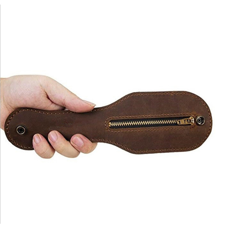 Men Leather Coin Purse Outdoor Utility Self-Defense Multi-Tool Wallet Women YUEYING. 