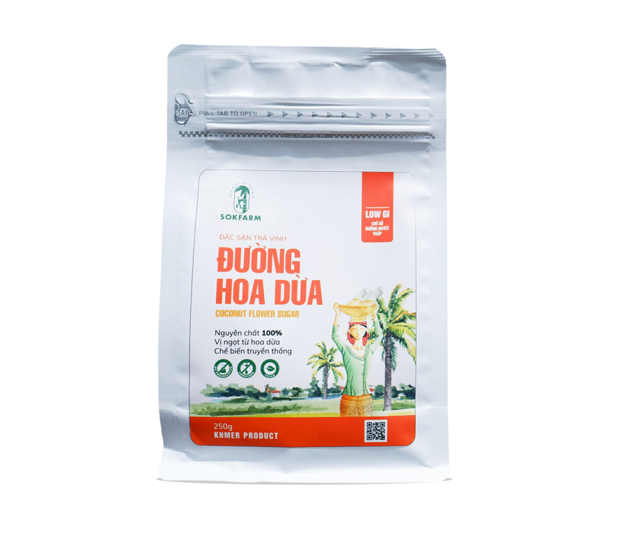 Mật hoa dừa Sokfarm (gói 250g)