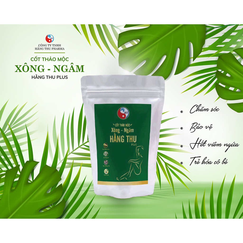 Cốt Thảo Mộc Xông Ngâm Phụ Khoa Hằng Thu Plus [ Phụ Khoa Hằng Thu ]
