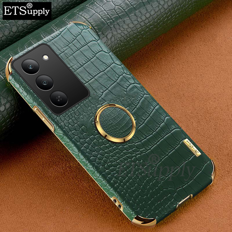 Phone%20case%20Realme%20C71%20Soft%20Case%20Crocodile%20Pattern%20Texture%20Leather%20Shockproof%20Adsorption%20Car%20Holder%20stand%20Ring%20Back%20Cover%20Realme%20C71%20Case%20-%20Image%204