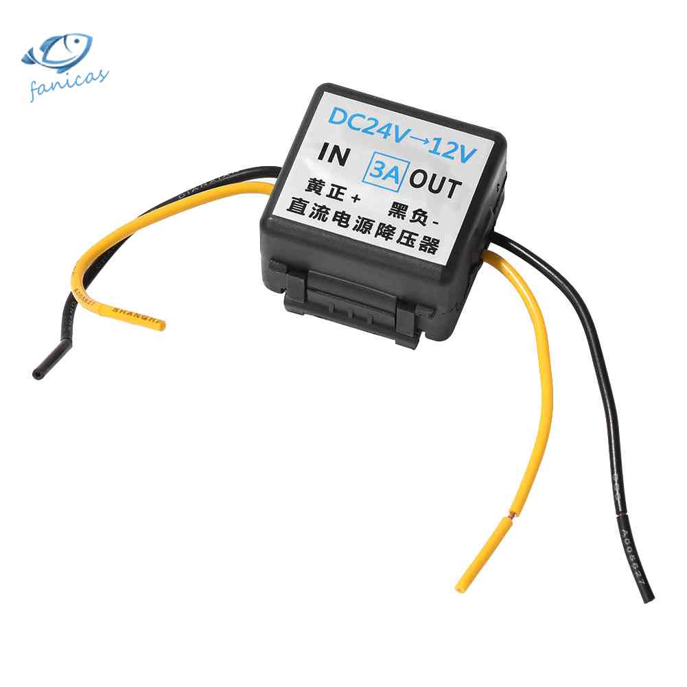 Mô đun hạ áp 24v dc sang 12v dc 3a chuyên dụng cho xe hơi