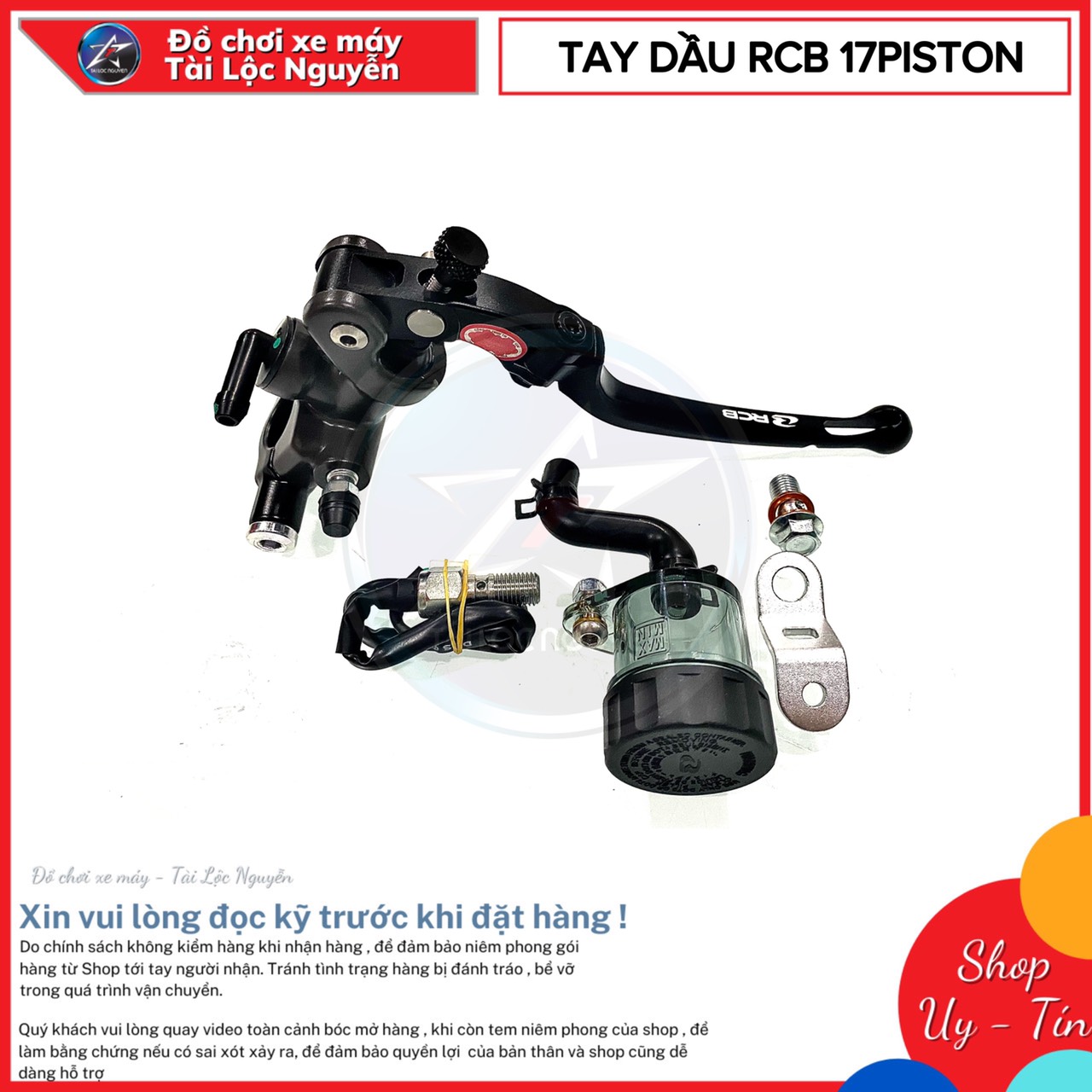[HCM]TAY THẮNG RACING BOY BÌNH DẦU RỜI 17 PISTON