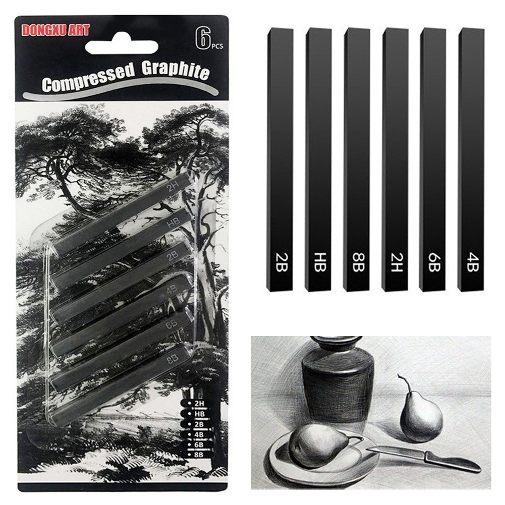 3/6Pcs%20Professional%20Pure%20Carbon%20Sketch%20Pens%20Hard/Medium/Soft%20Woodless%20Charcoal%20Pencil%20Set%20Drawing%20Tool%20Art%20Painting%20Supplies%20-%20Image%205