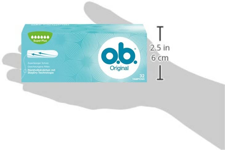 Băng vệ sinh tampon ob size super plus original 32st Đức (size đại lớn nhất)