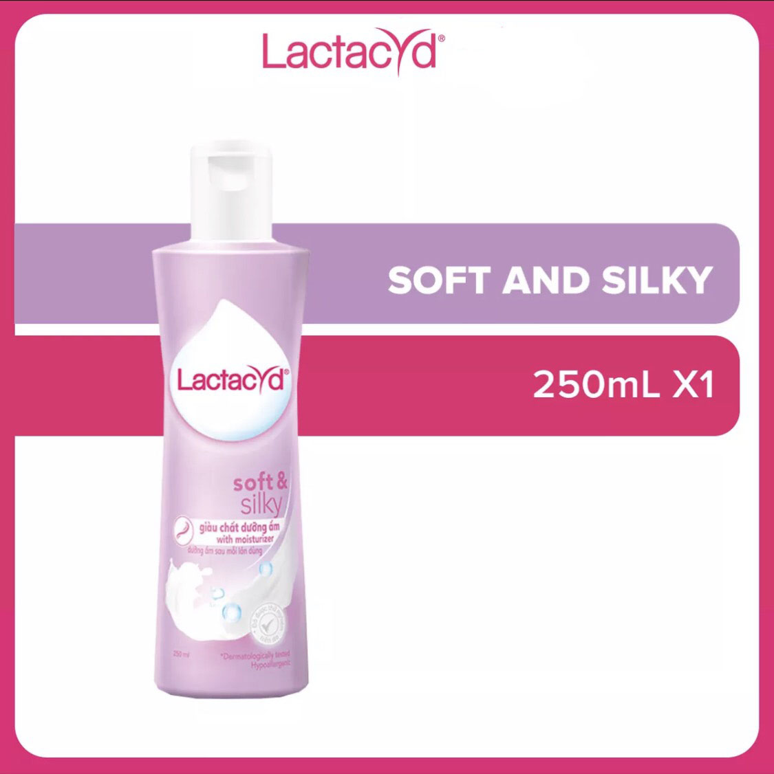 dung dịch vệ sinh Lactacyd Soft & Silky