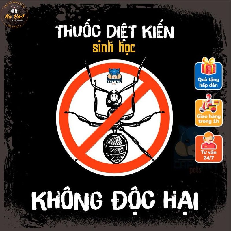 thuốᴄ diệt kiến, gián sinh học không độc hại
