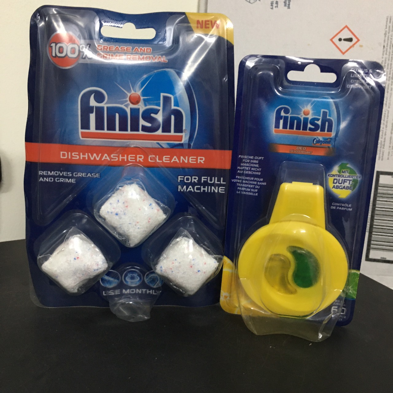 Nước vệ sinh bảo trì máy rửa bát chén Finish