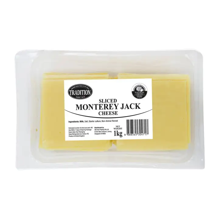Tradition Sliced Monterey Jack Cheese Bulk Pack Lazada Singapore
