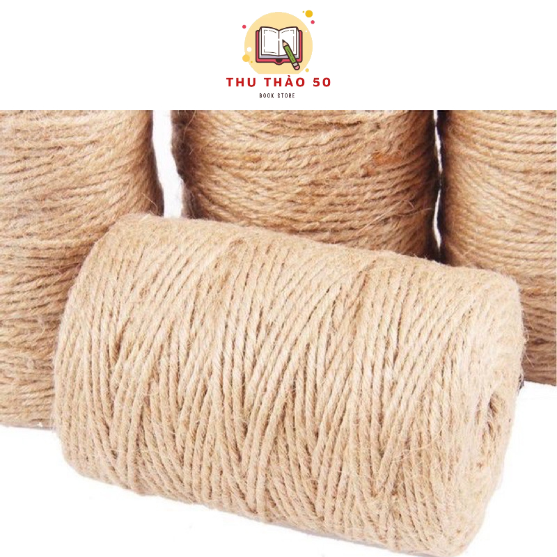 Dây cói, dây thừng trang trí decor vintage ( cuộn dài 100m).
