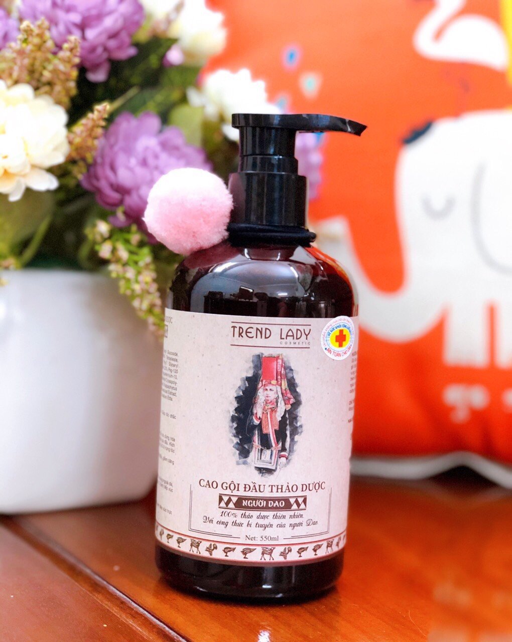 [MẪU MỚI] COMBO 2 CHAI Cao Gội đầu thảo dược TREND LADY 550m (Dòng hiện đại tiện lợi) 100% tự nhiên kích thích mọc tóc, Tóc Khỏe, chống rụng tóc"