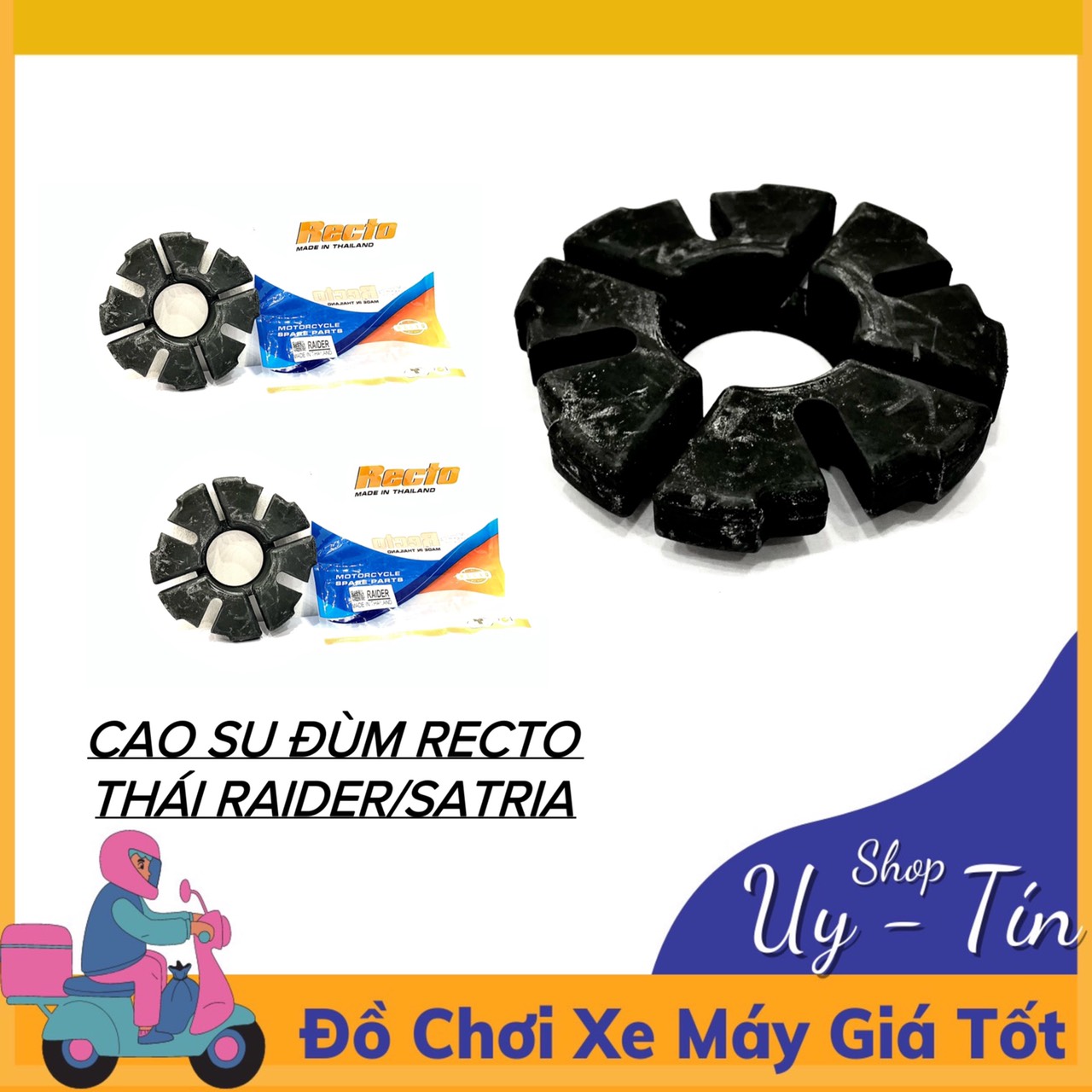 Cao su đùm recto xe raider/ satria xăng cơ - fi thailand