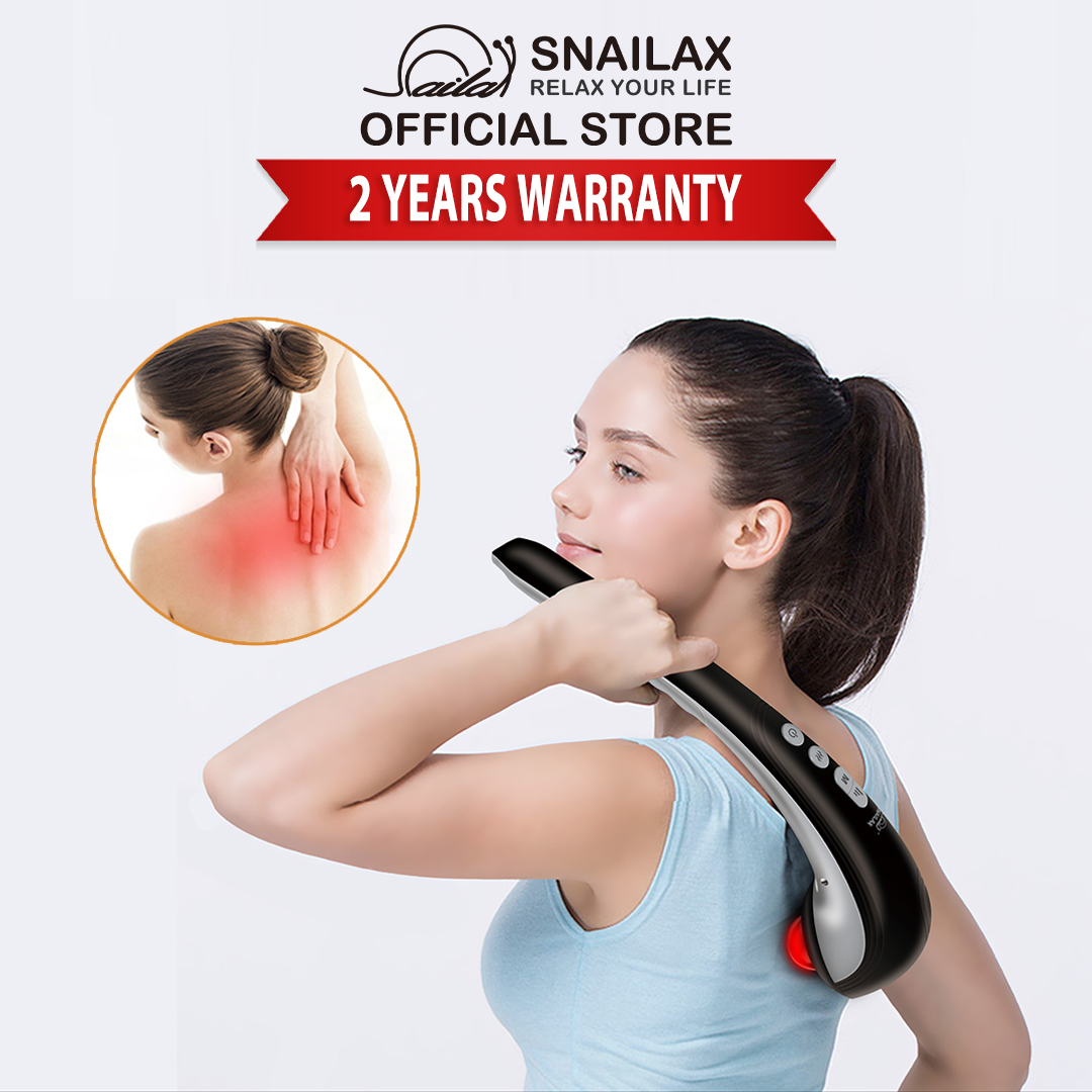 Snailax SL-482 cordless handheld massager with heat review - The