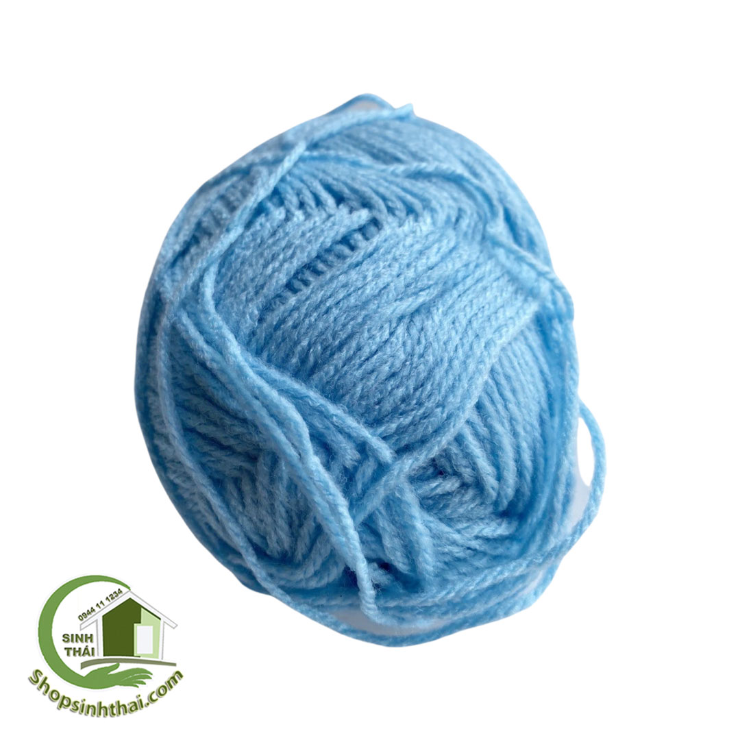 Len sợi đan móc màu nâu, cafe sữa, hồng, trắng, tím, nâu, xám, vàng, đỏ, xanh dương, xanh rêu, kem, đen - Chọn màu