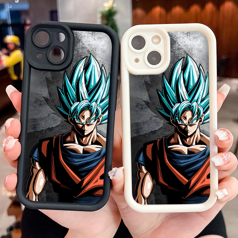 ZeroQiQi for Realme C15 Back Cover Anime Dragon Ball Soft Rubber Ladder Camera Protection Phone Case. 