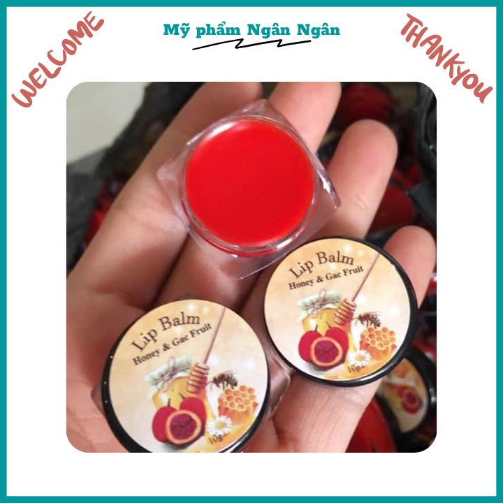 [FREE SHIP] Son Dưỡng Gấc Kích Màu Môi Giúp Dưỡng Môi Mịn, Căng Mướt Chiết Xuất Từ Thiên Nhiên