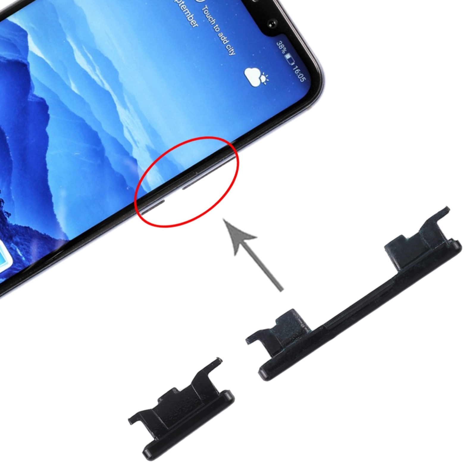 【Duoupa Store】For Huawei Mate 20 Lite Power Button and Volume Button Spare Parts Flex Cable. 
