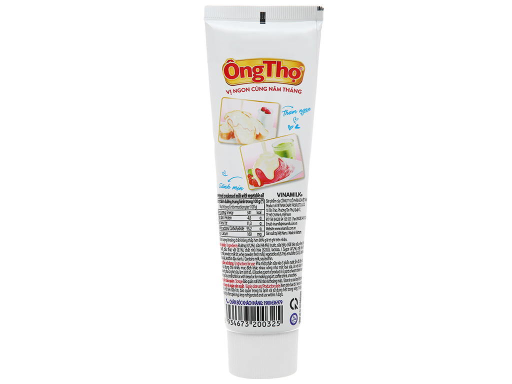 Sữa đặc có đường  Thọ Đỏ tuýp 165g