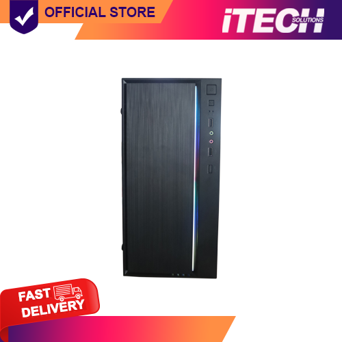 CVS 1706 RGB PC CASE WITH 700W/750W PSU JUMBO 120MM FAN / ACRYLIC SIDE