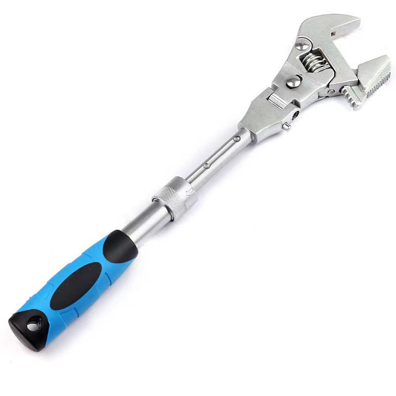 YONUO Moving head ratchet quick telescopic 5 in 1 air conditioner bathroom water and electricity maintenance special multi-function ratchet movable wrench