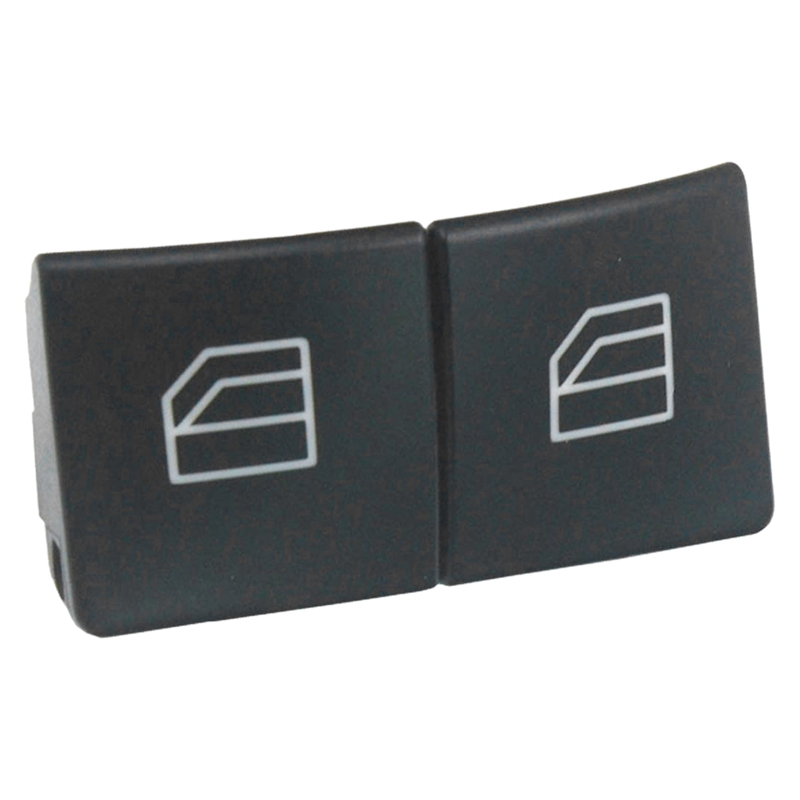 Window Switch Button Covers for Mercedes Benz W204 W212 C E Glk Class, Front Left+Right Window Switch Repair Button Caps