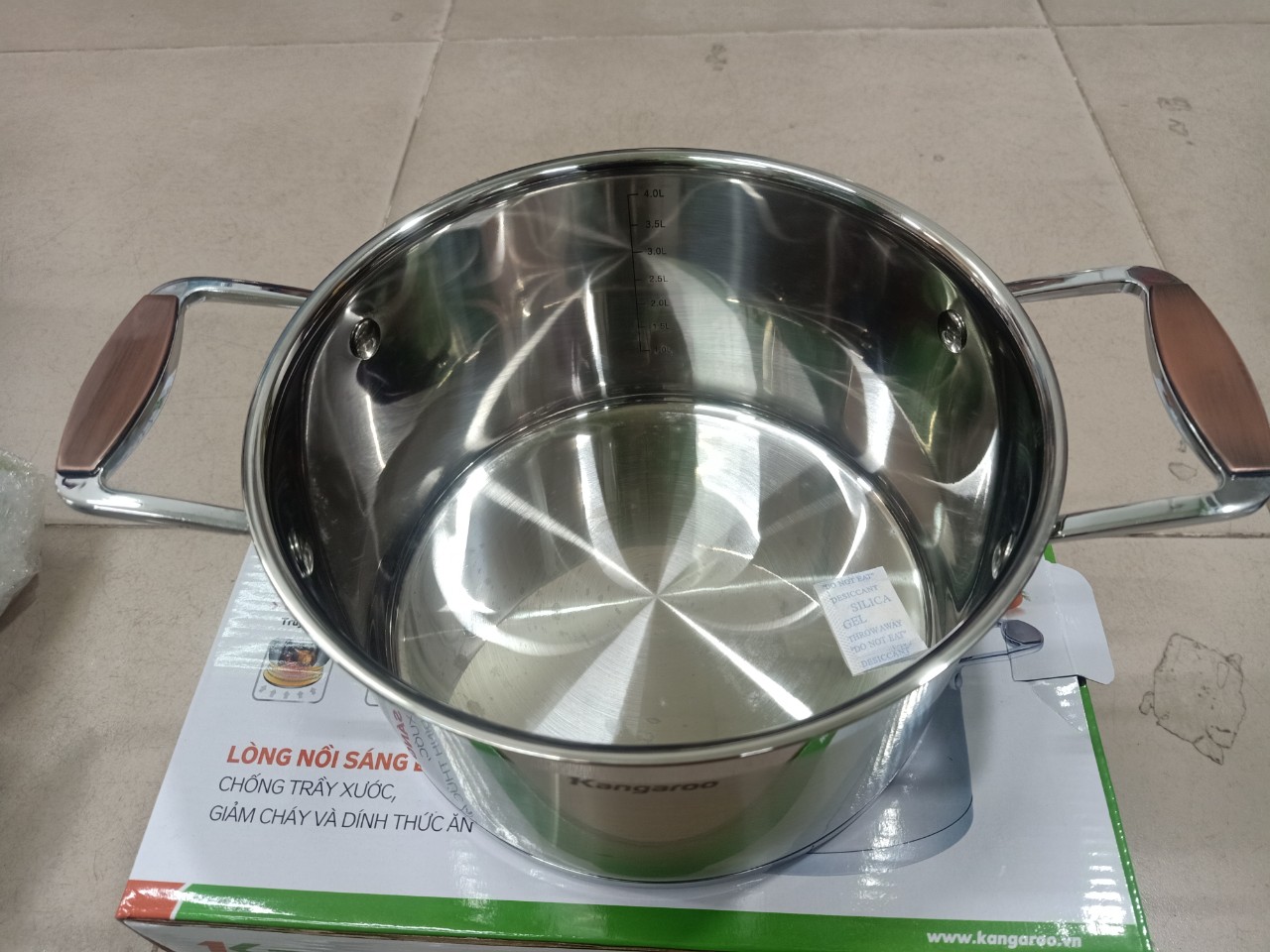 Nồi inox cao cấp Kangaroo KG3CS226 26cm