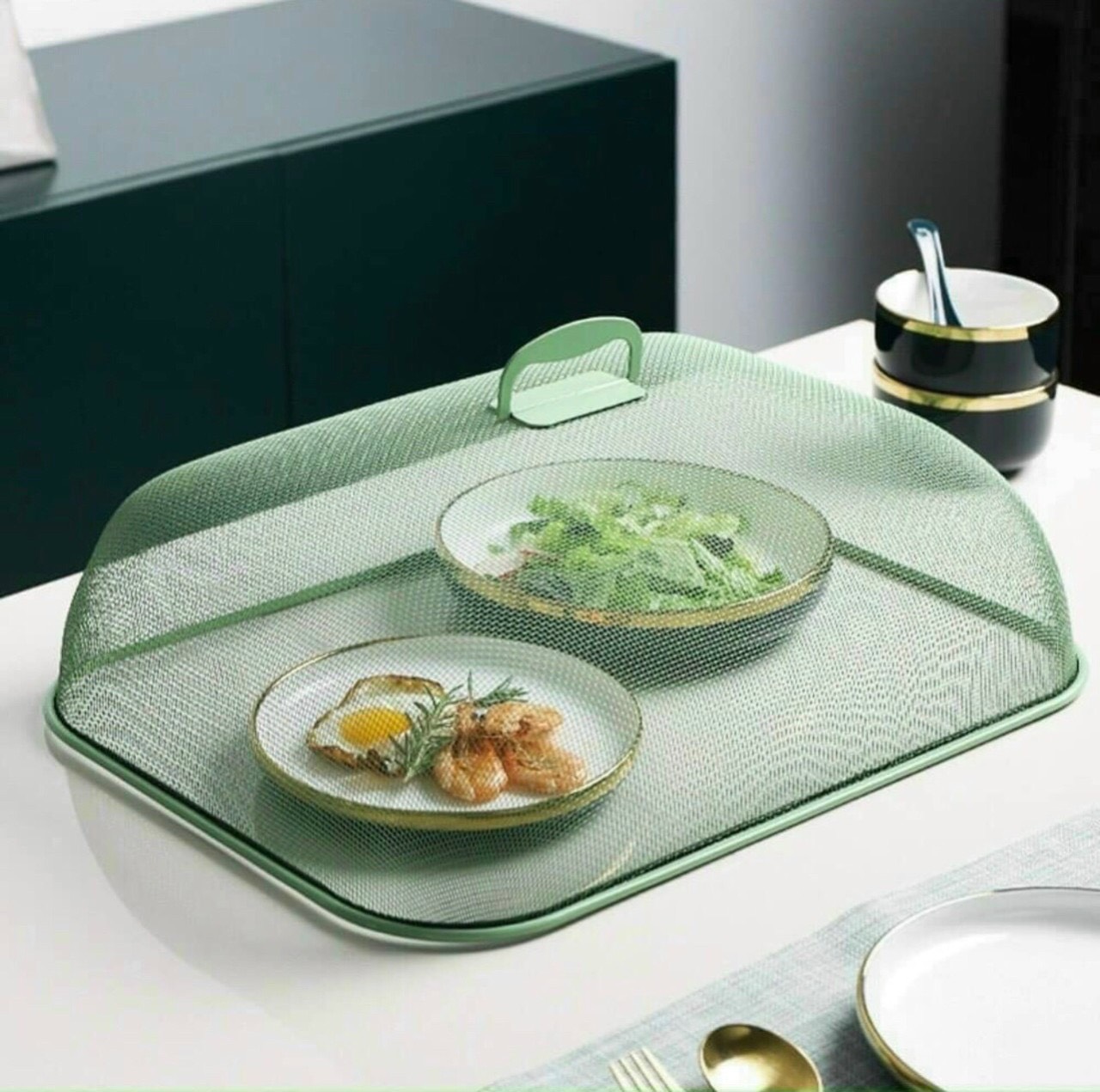 Lồng Bàn Sắt Đậy Thức Ăn Phong Cách Hiện Đại