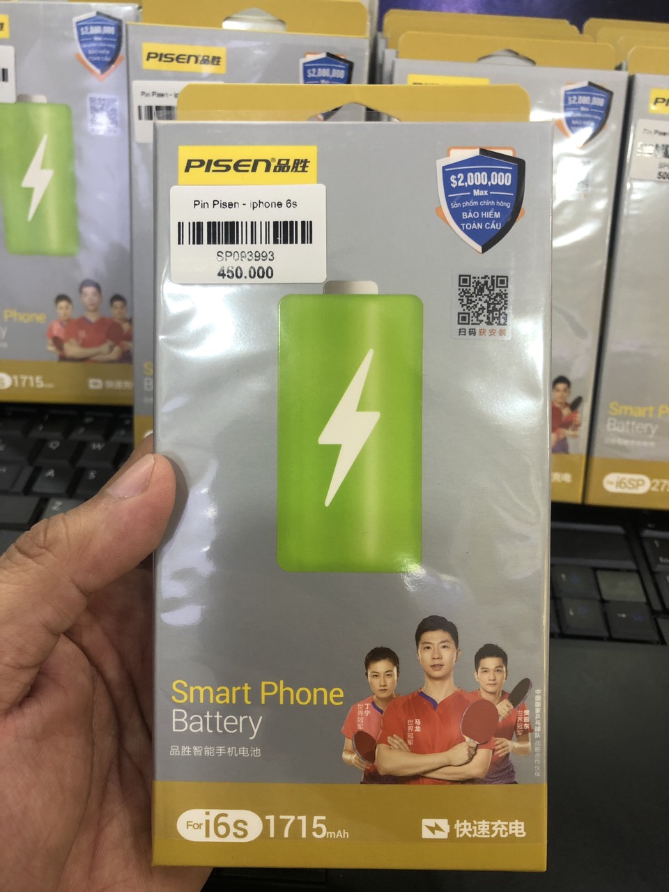 Pin Pisen dành cho iPhone từ iPhone 6 đến iPhone 11 Pro Max