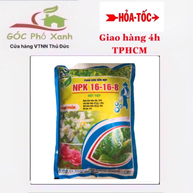 Phân npk 16-16-8 gói 700gam