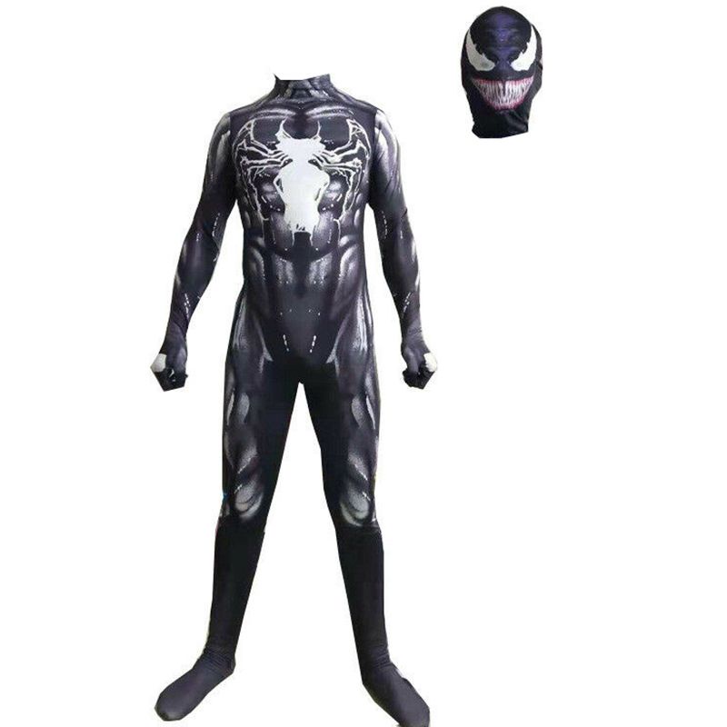 LIKids Adult Venom Spider-Man Superhero Boys Cosplay Costume