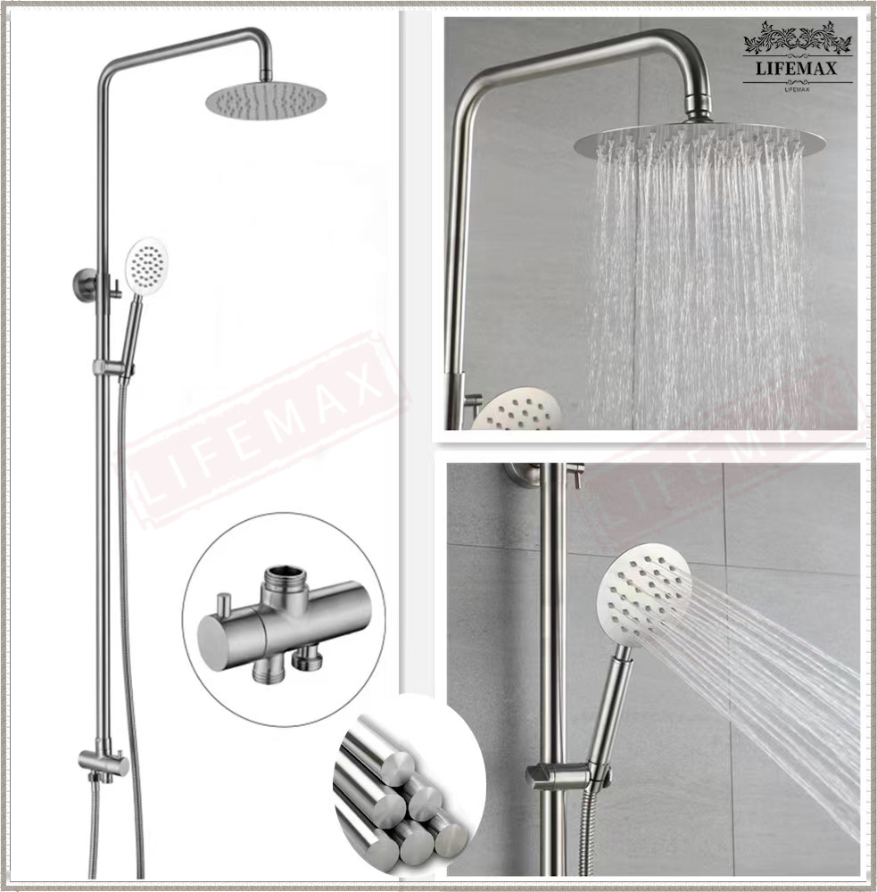 [SG Seller]Stainless steel 304 bathroom tap shower set Instant Water