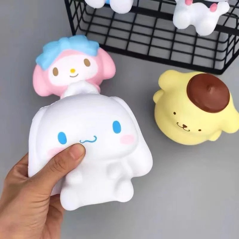Sanrio Squishy Kawaii Cartoon MyMelody Kuromi Cinnamoroll Stress