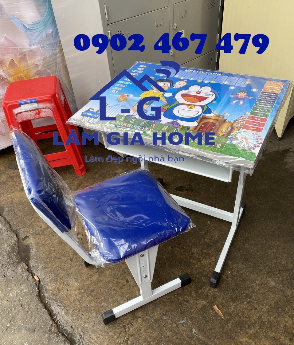 BÀN HỌC SINH CHÂN SẮT DOREAMON (BỘ)