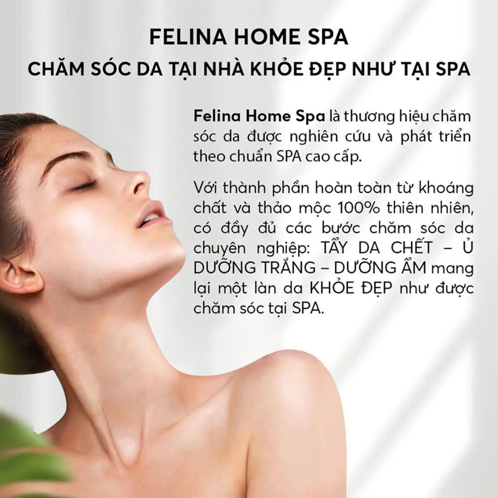 Combo Felina Milk Body Mask (Mặt Nạ Ủ Trắng 120g + Kem Dưỡng Trắng Da 50g)