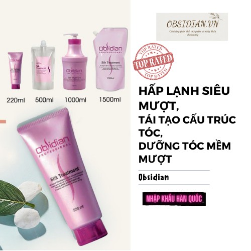 Hấp dầu lạnh siêu mượt Obsidian Silk 220ml