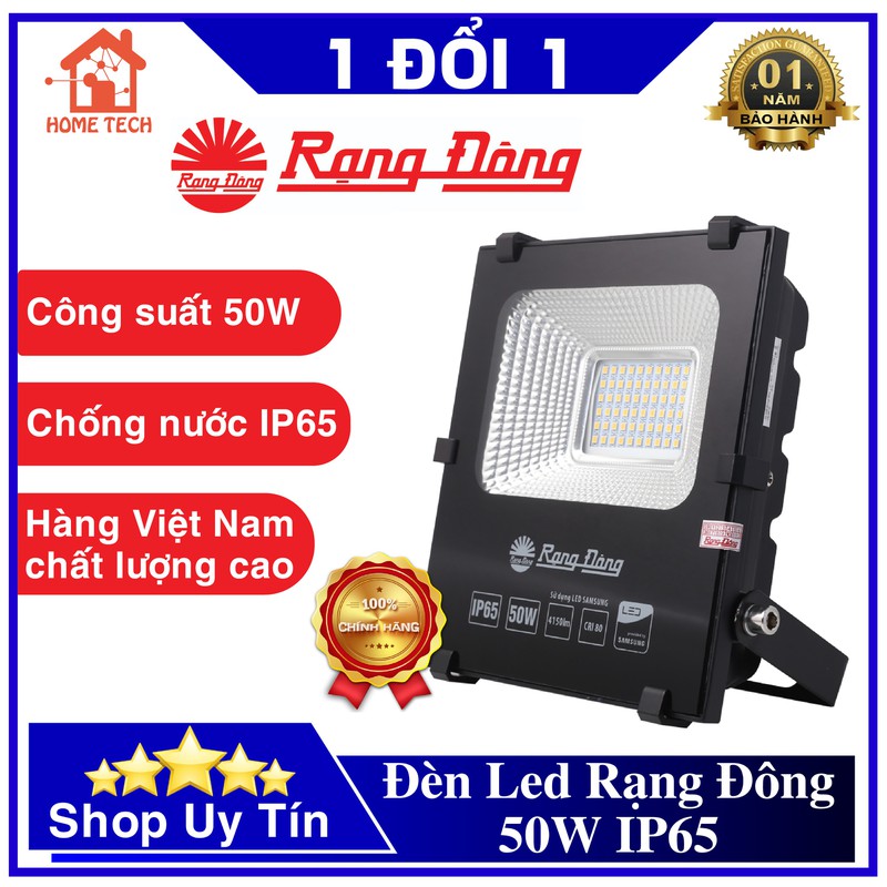ĐÈN LED CHIẾU PHA RẠNG ĐÔNG 20W/ 30W/ 50W- CHỐNG NƯỚC IP65
