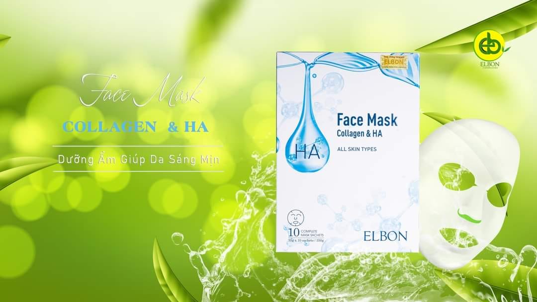 Mặt nạ collagen & ha elbon cao cấp