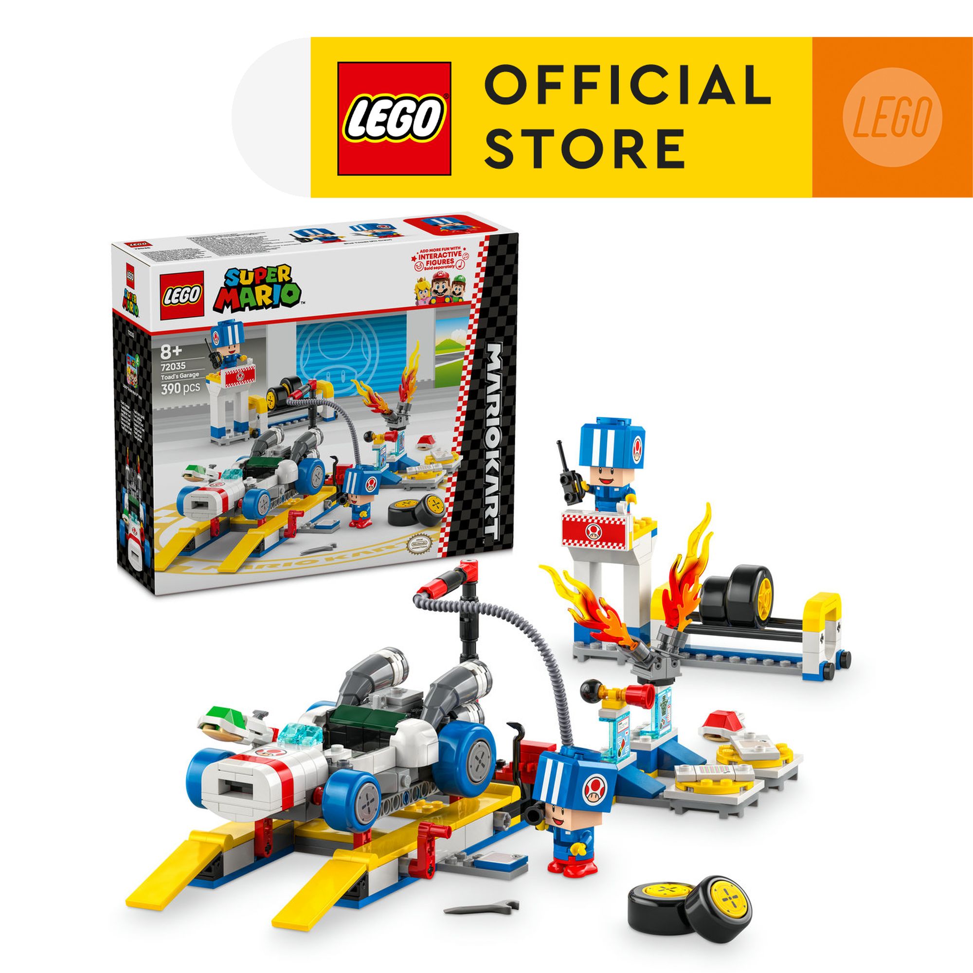 HOT Mario Kart Lego Nintendo 64 Cube Mario Kart Super Mario