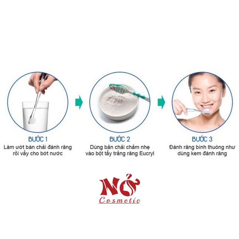 Combo Kem Đánh Răng Eucryl & Bột Trắng Răng Eucryl Anh Quốc