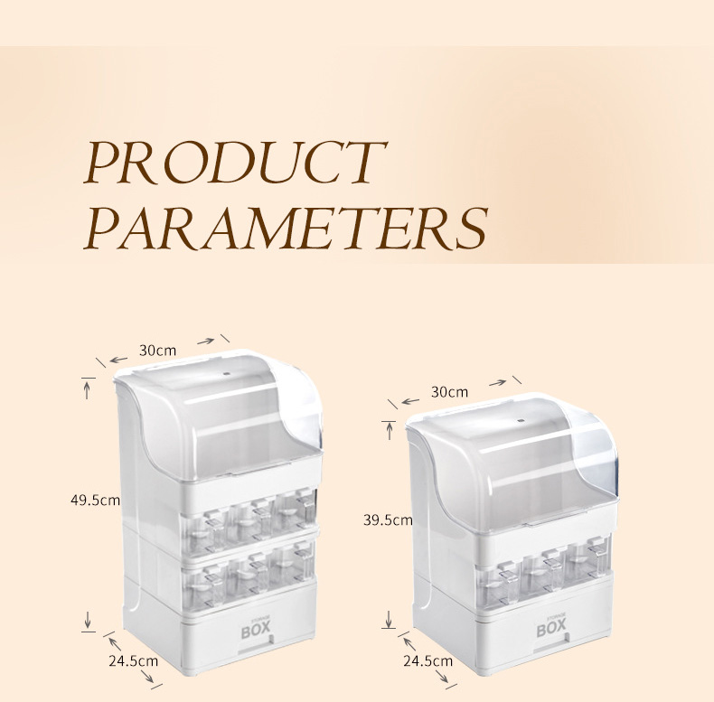 Kitchen multifunctional seasoning storage box integrated shelf home seasoning box combination set