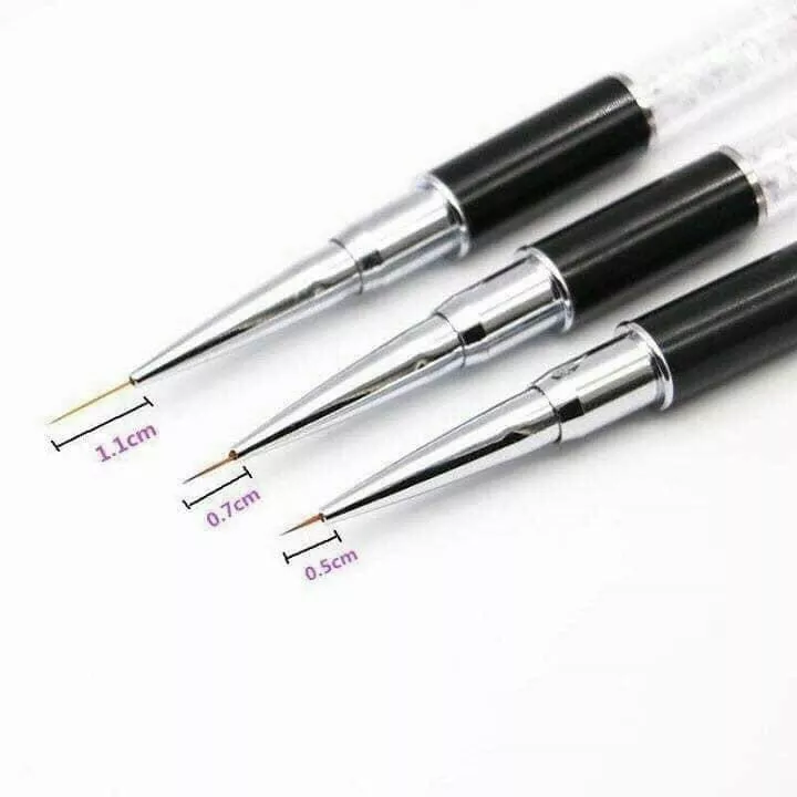 Cọ râu cán đá loại xịn - Size 5.5mm và 11mm