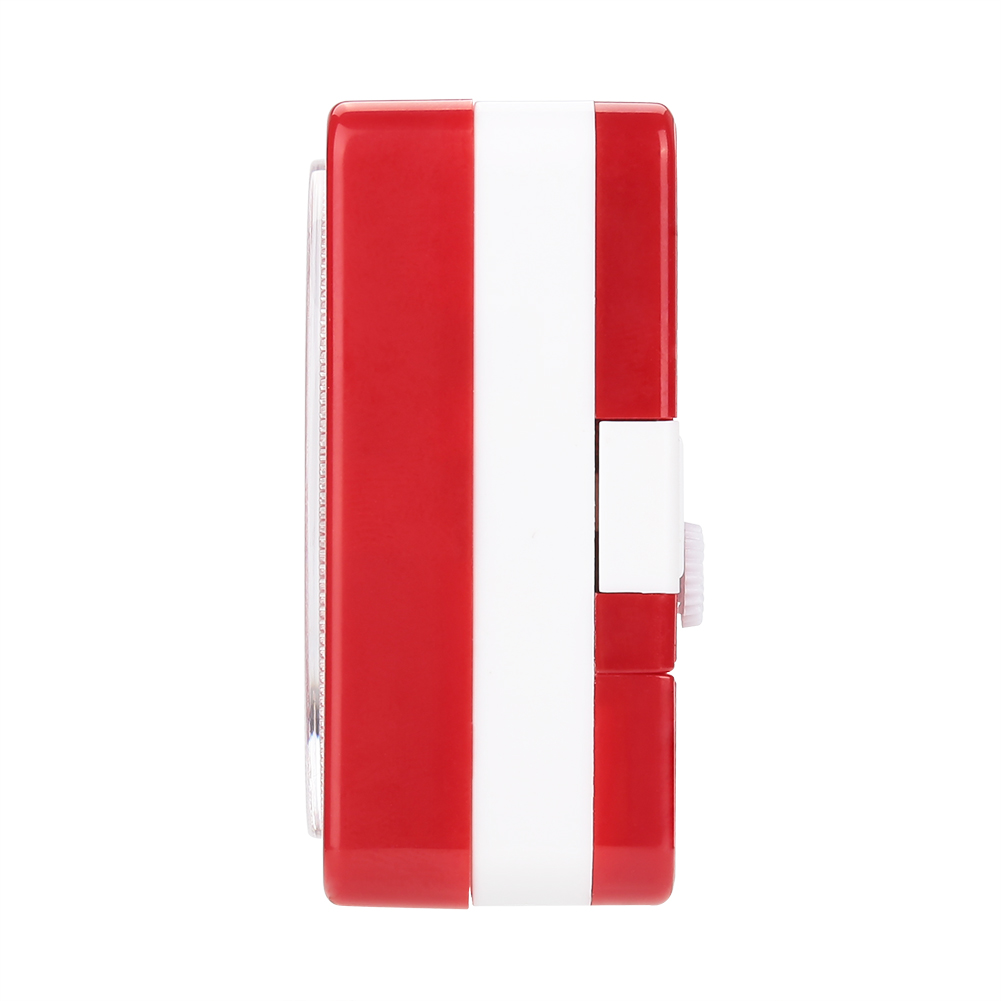 Mini Travel bảng đồng hồ báo thức thạch anh đèn LED với chức năng báo lại hoạt động bằng pin