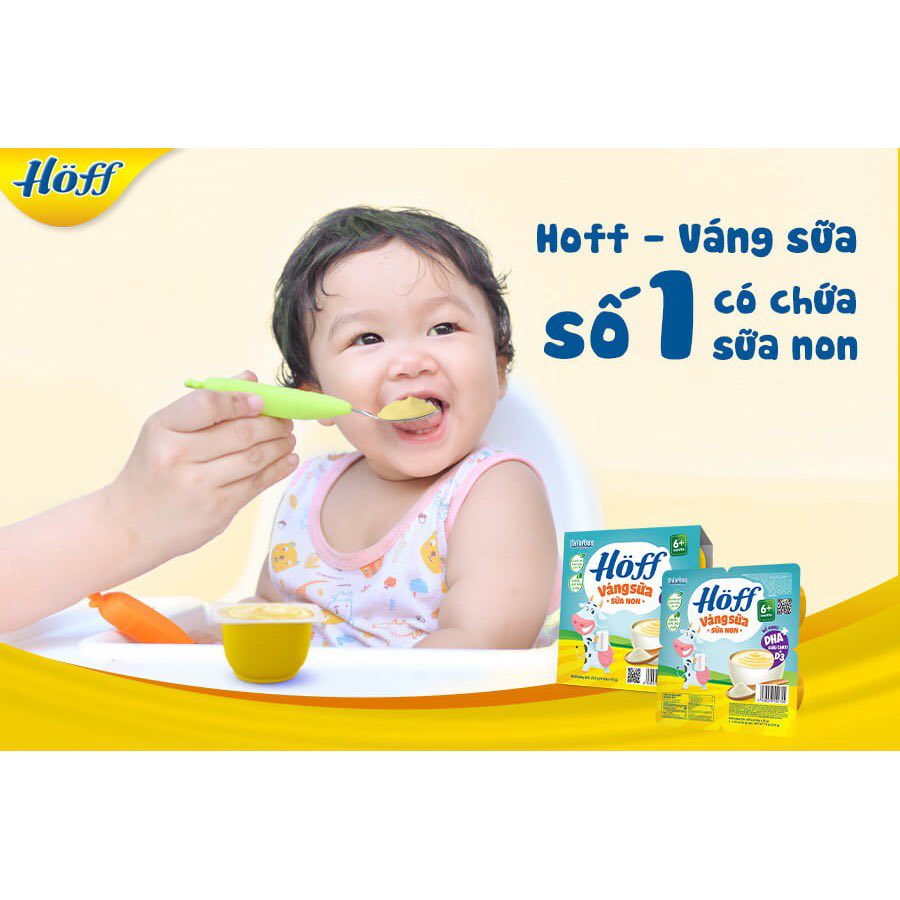 váng sữa hoff sữa non, óc chó cho bé (lốc 4 hộp)