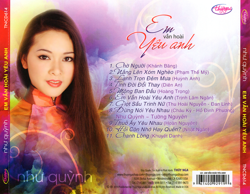 TNCD 614 - Như Quỳnh - Em Vẫn Hoài Yên Anh
