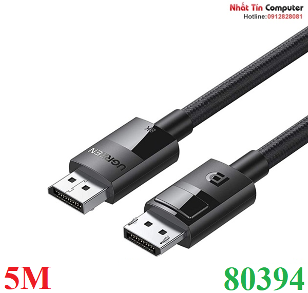 Cáp displayport 1.4 dài 5m hỗ trợ 8k@60hz chính hãng ugreen 80394 cao cấp